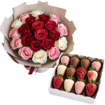 Crimson Blush Harmony Bouquet