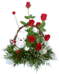 Teddy and Roses