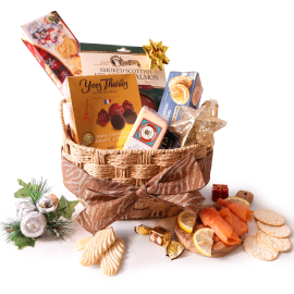 Salmon and Cheese Holiday Hamper