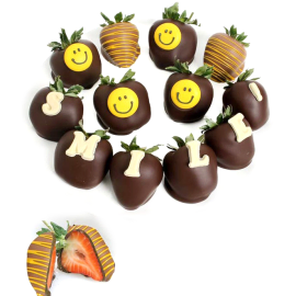 Strawberry Smiles Chocolate Gift Set