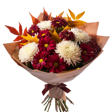 Autumn Chrysanthemums Bouquet