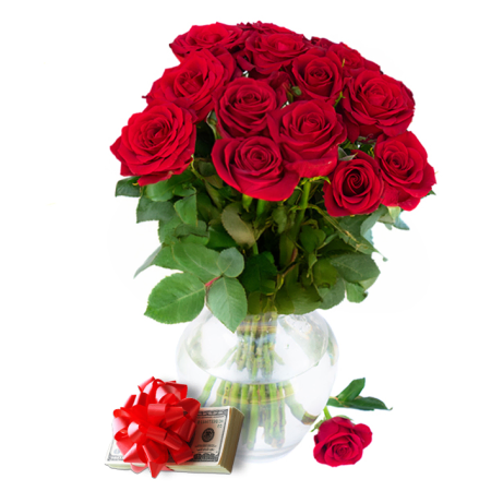 Gift-a-Cash Roses Bouquet