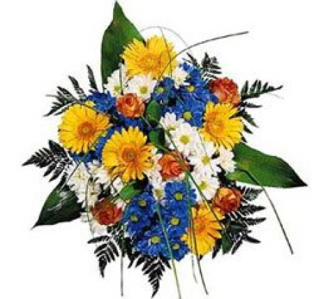 Gerberas, Roses and Chrysanthemums