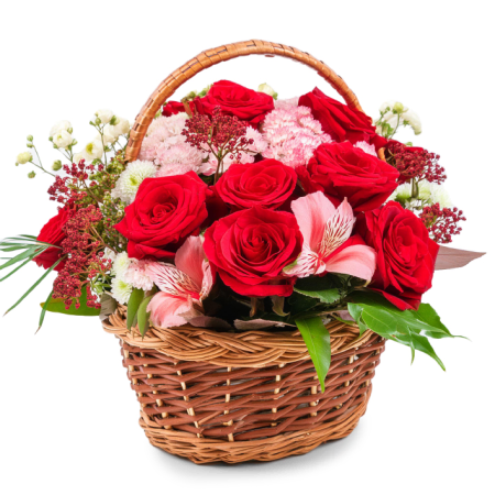 Your Heart Flower Basket